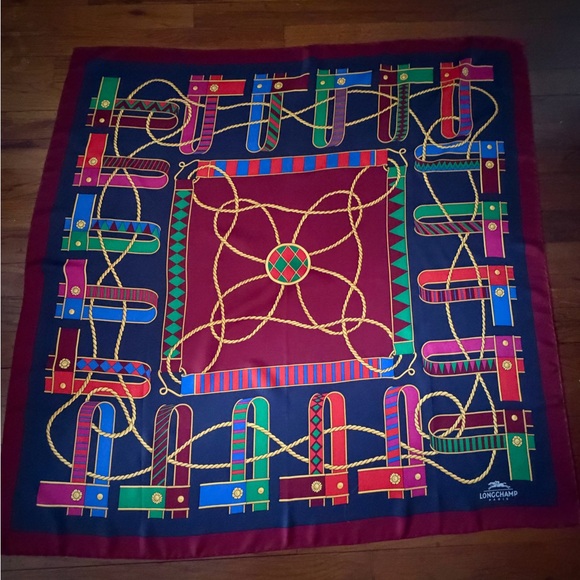 LongChamp Silk Scarf - Picture 14 of 14